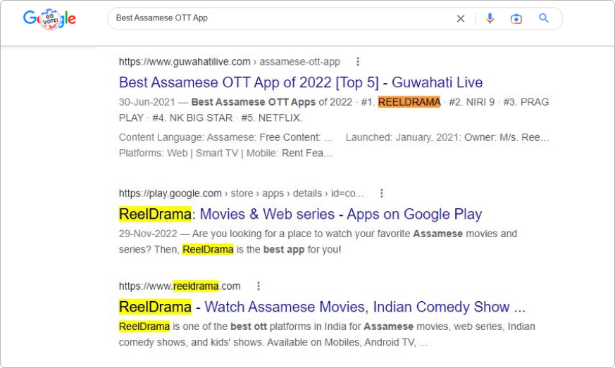 Niche Marketing Assamese OTT Platform ReelDrama
