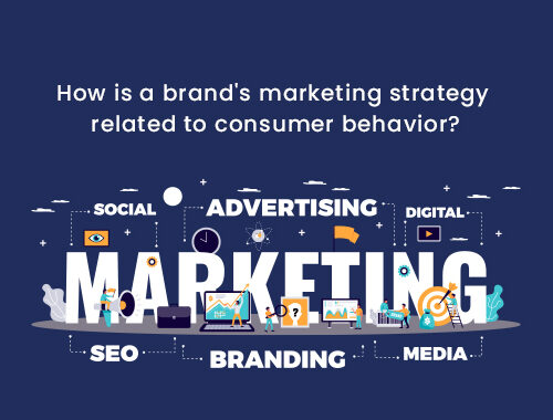 How is a brand's marketing strategy related to consumer behavior?