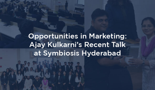 Ajay Kulkarni’s Recent Talk at Symbiosis Hyderabad